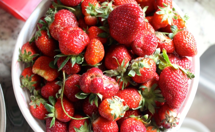 Making Strawberry Jam